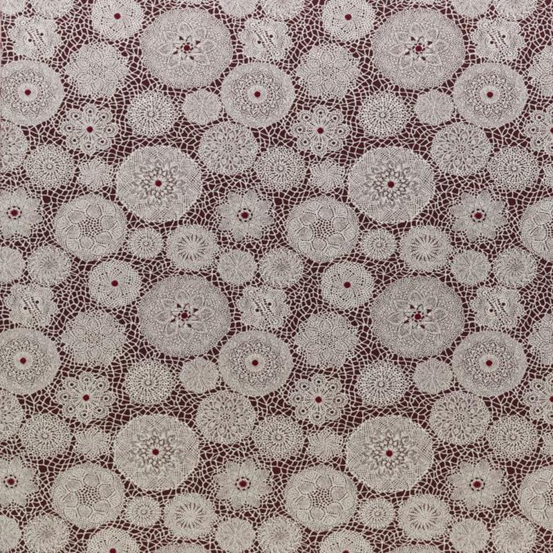 Macrame Fabric - Purple