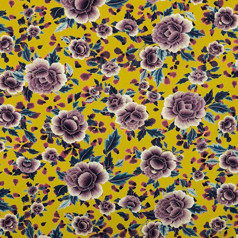 China Town Fabric - Yellow
