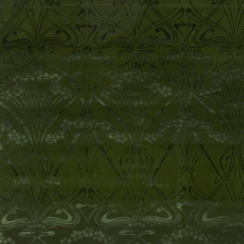 Ianthe Velvet Fabric - Green